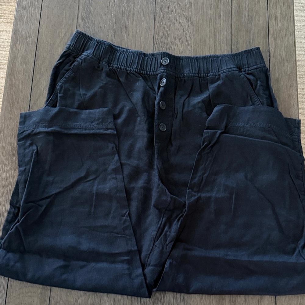 LOFT Black Wide Leg Pants